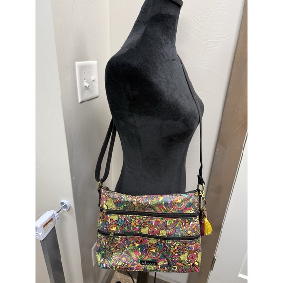 Sakroots Handbags - Sakroots Artist Circle Bag Purse Colorful Hippie Boho Crossbody Triple Zip